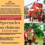 Spectacles au château de chazeron 11  juillet 2026